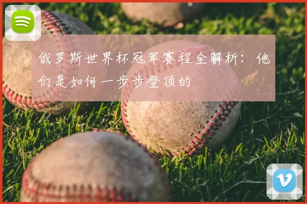 俄罗斯世界杯冠军赛程全解析:他们是如何一步步登顶的